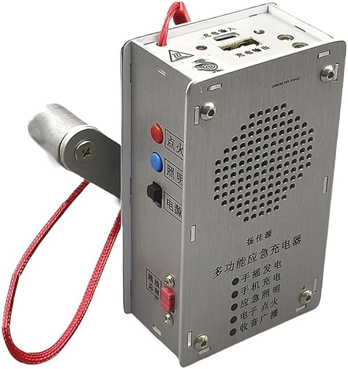 Chargeur extérieur pour téléphones générateur dynamo fiable pour l'alimentation