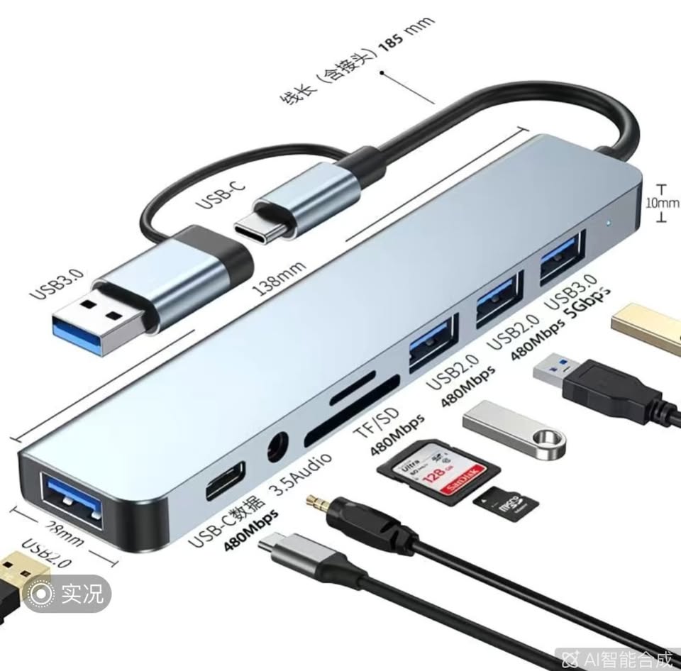 Station d'accueil USB-C 10-en-1